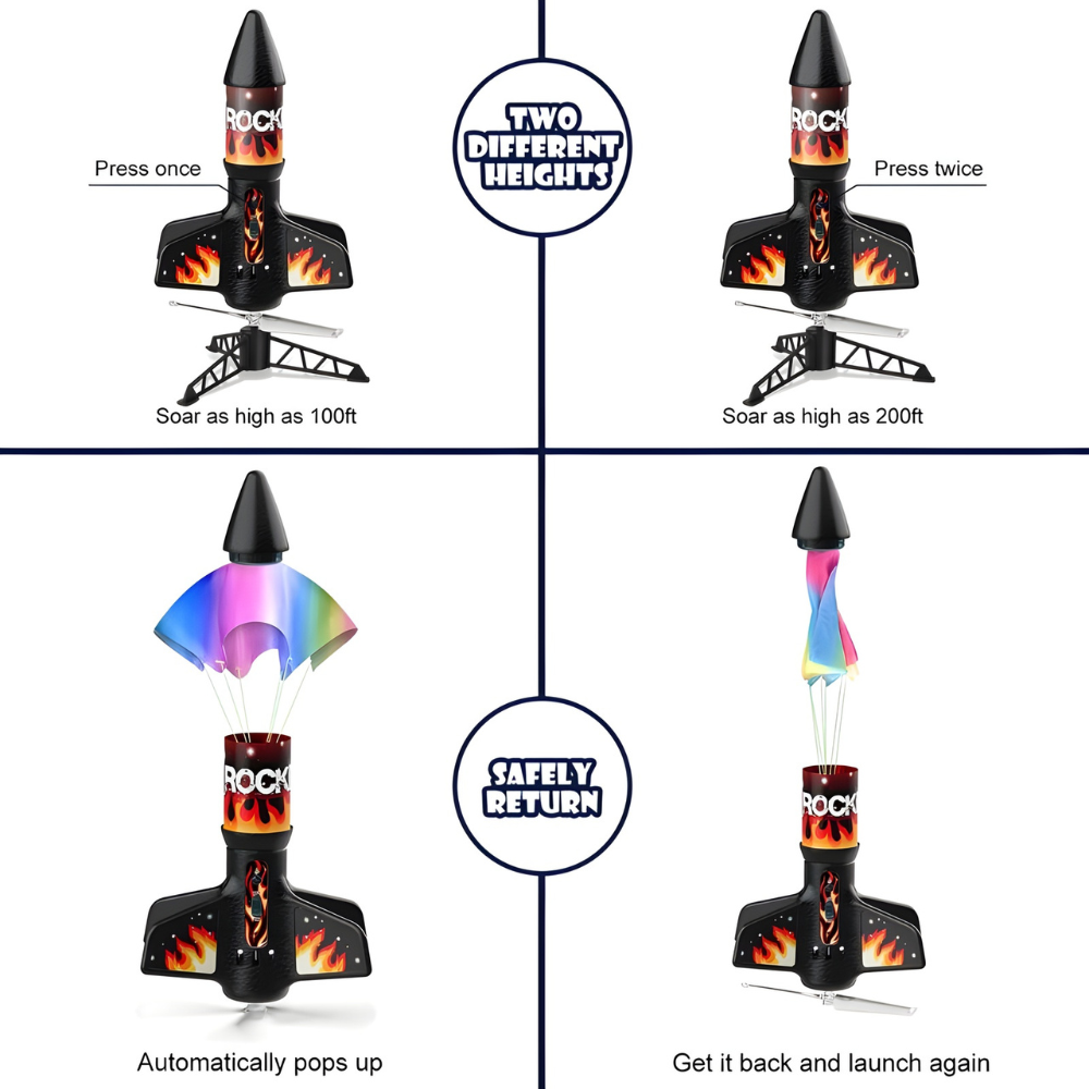 Reusable Electric Toy Rocket